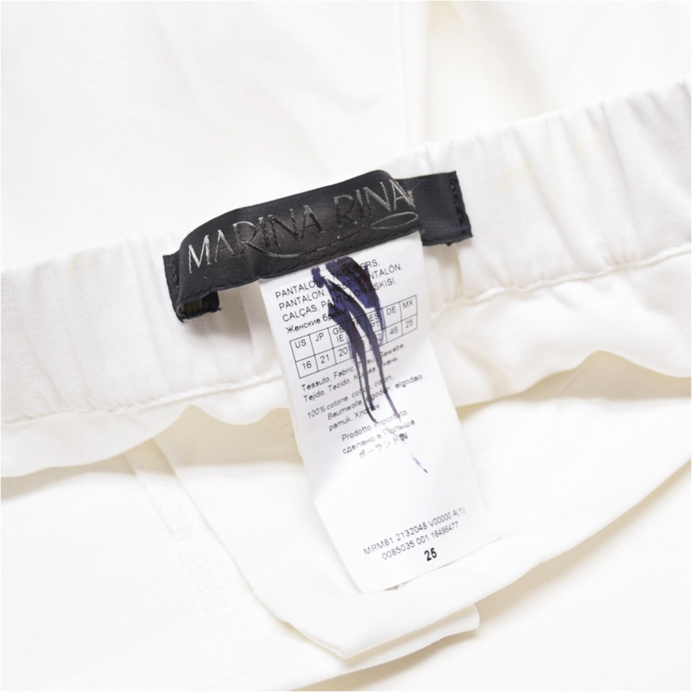 MARINA RINALDI Classic Cotton Pants - Picture 3 of 8